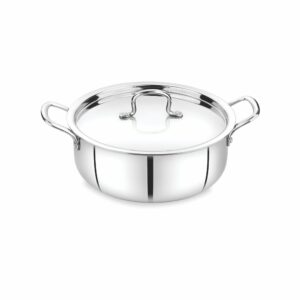 Triply Shallow Casserole With Lid